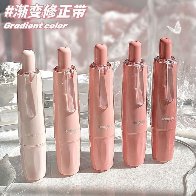 修正帶 360度旋轉頭 可替換芯 滾輪修正帶, 1個, 抓馬西瓜,5支主體