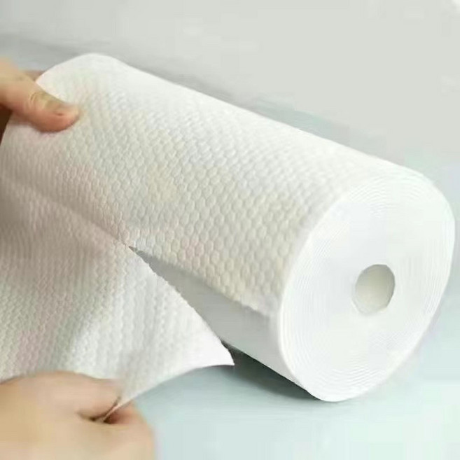 廚房紙巾 吸油吸水 擦手紙 懶人抹布 乾濕兩用, 1個, 升級加厚純白 食品級,300片一卷, 300片