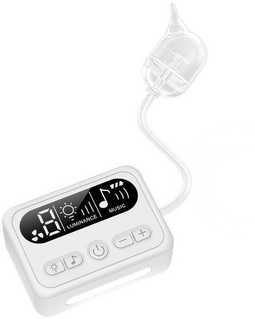 DFMEI 電動吸鼻器嬰兒用品家用兒童鼻腔清潔儀器清潔寶寶鼻涕清潔器, 1個, 白色:如圖