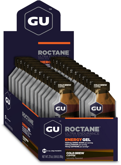GU ENERGY Lactaid Ultra Endurance 能量膠 冷萃咖啡 24入, 1個, 768g