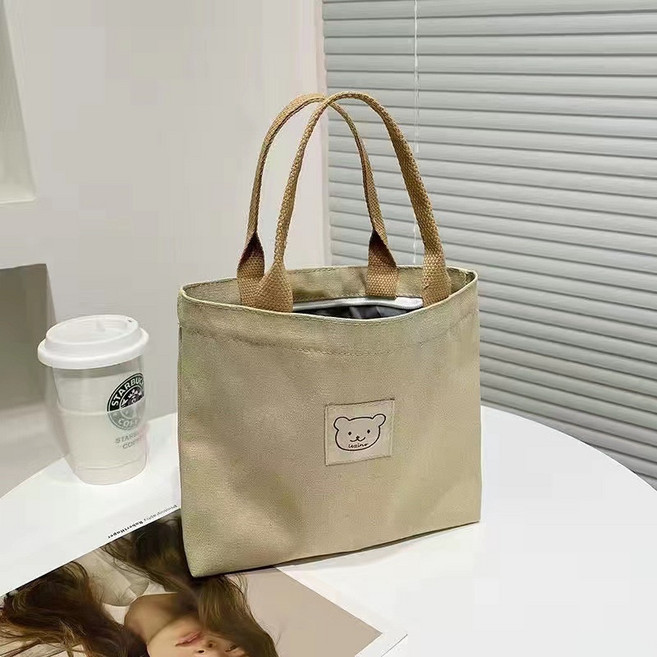小熊帆布手提袋