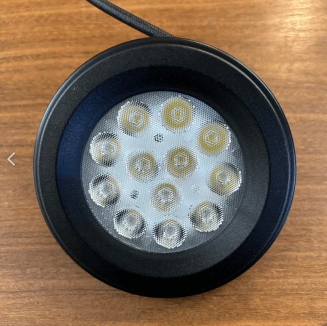 AR111 LED 燈泡 光源模組 歐司朗晶片 7珠/12珠 暖光/中性光/白光, 黑殼 / 15w / 中間色