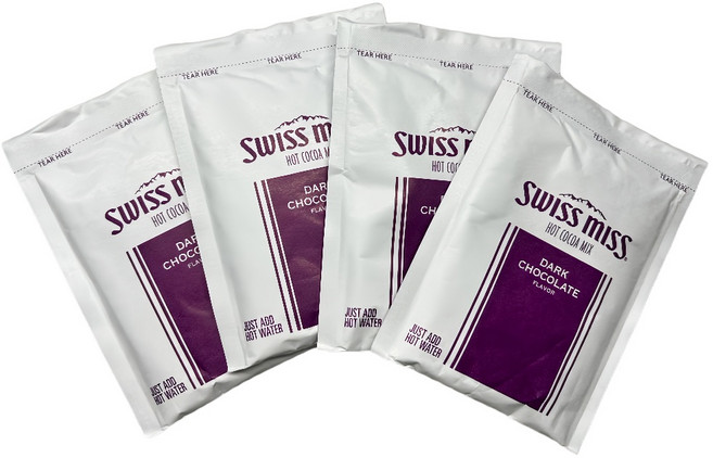 Swiss Miss 香醇巧克力可可粉 健康本味 4包, 1個, Swiss Miss巧克力可可粉, 31g, 4個裝