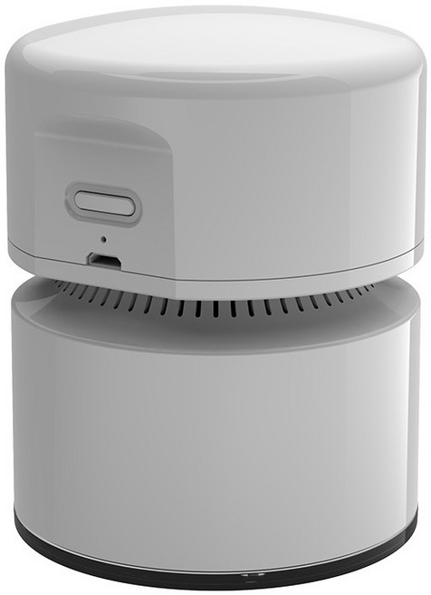 桌面吸塵器 辦公家用便攜無線手持電動清潔器小型車載吸塵器, 1pcs, 白 Type C