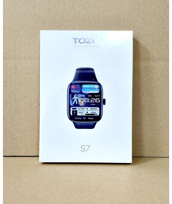 TOZO S7大螢幕運動心率健康智慧手錶(1.85吋/AMOLED螢幕/心率血氧健康監測/原廠公司貨)