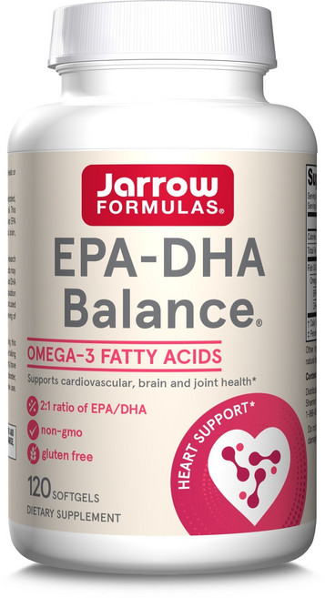 Jarrow FORMULAS 賈羅公式 EPA-DHA平衡魚油軟膠囊 600mg, 120顆, 1罐