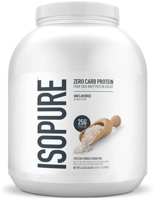 Isopure 分離乳清蛋白 無味, 1個, 2.04kg