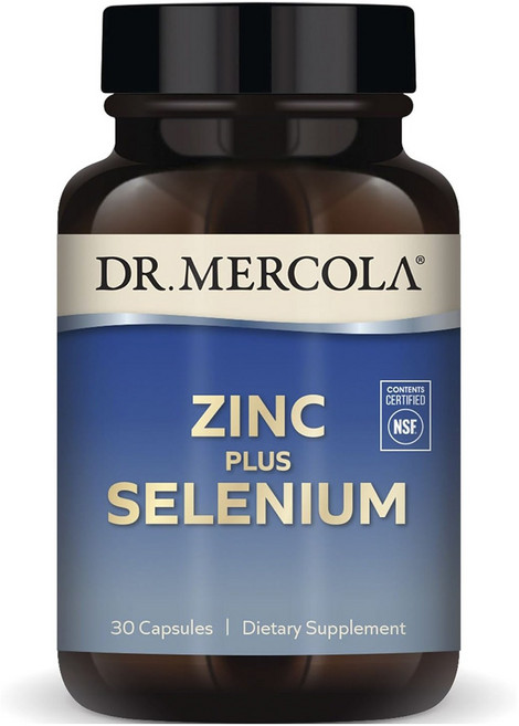 DR. MERCOLA 鋅&硒膠囊, 30顆, 1個