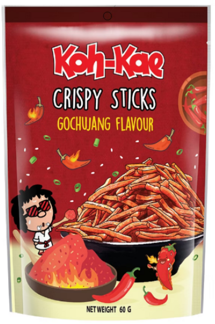 Koh-Kae 韓式辣醬風味脆脆條 60g, 1個