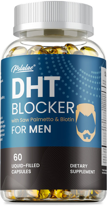Pstalae DHT 阻斷劑 鋸棕櫚 生物素 男士專用 膳食補充劑, 6組