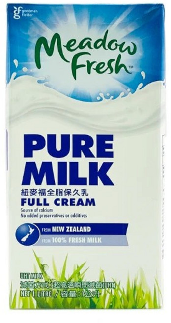 紐麥福 全脂保久乳, 1箱, 1L