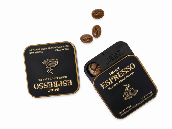 I'MINT ESPRESSO 義式濃縮咖啡糖 鐵盒裝, 32g, 1個