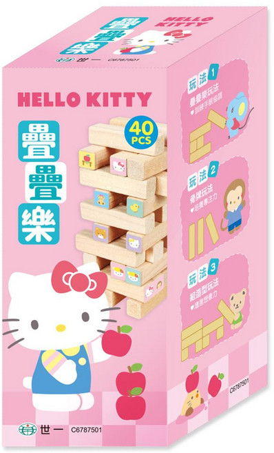 HELLO KITTY 疊疊樂積木, 1個