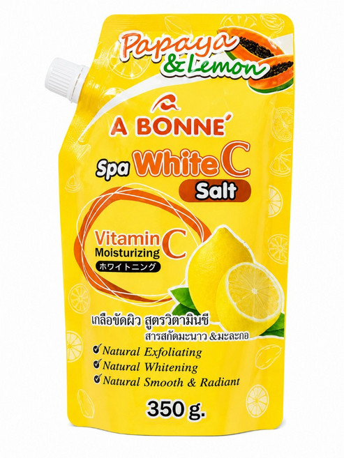 A BONNE' Triple White Spa Milk Salt 身體去角質 350g, 1個, WhiteC Salt_350g