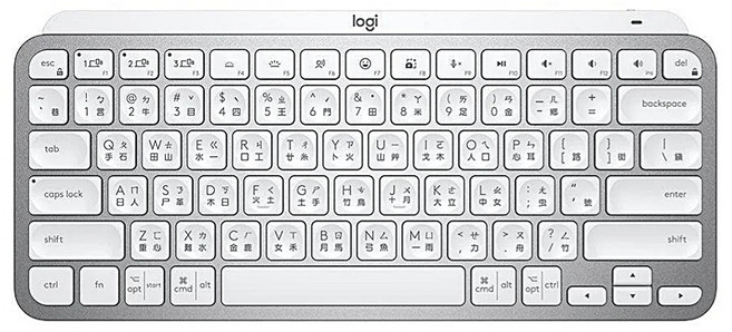 Logitech 羅技 無線鍵盤 精巧 智能 快速流暢, 簡約白, MX KEYS Mini, 製造商軸