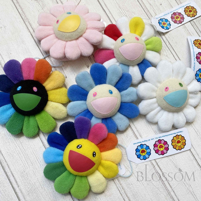 Takashi Murakami 村上隆 小花吊飾 太陽花 胸針