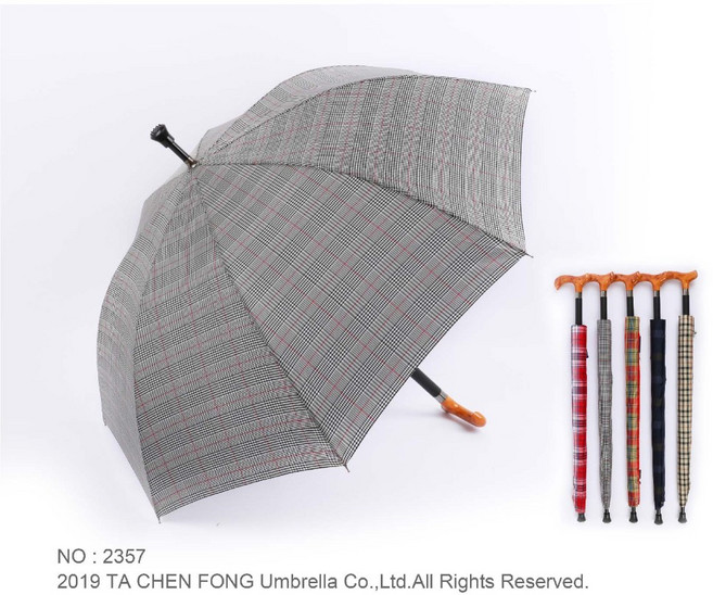 大振豐 23吋 仿木休閒傘 福懋傘布 雨傘 洋傘 陽傘 拐杖傘 自動傘 2357