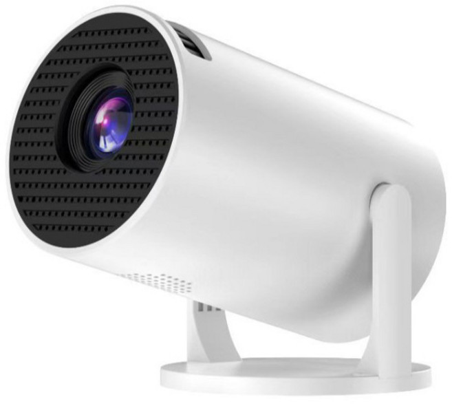 HY300mini 迷你投影機 高畫質無線WIFI投屏, 白色 White, 1個