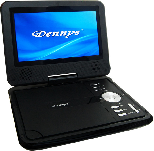 Dennys DVD-720 7吋行動DVD播放器 支援USB/SD卡 輕巧便攜 高解析度螢幕