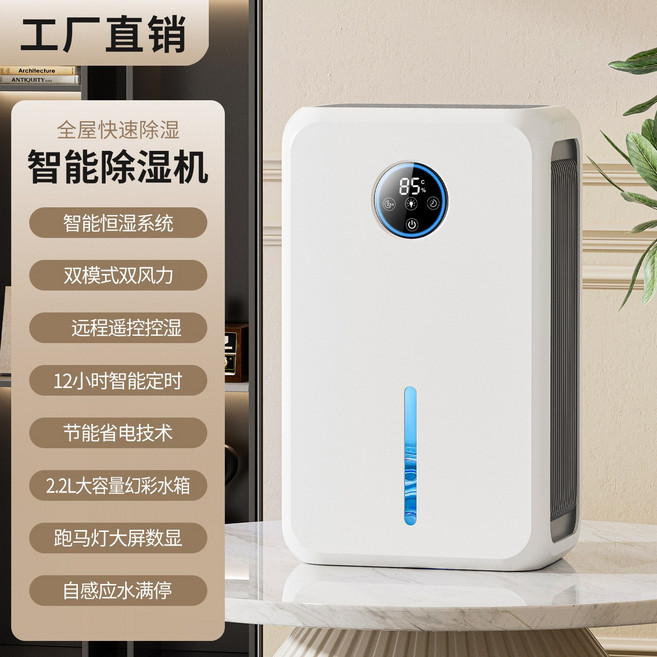 2025新款除溼機浴室地下室用淨化抽溼機廠家220V英歐110V美日, 0825新款智能數顯:國內可用