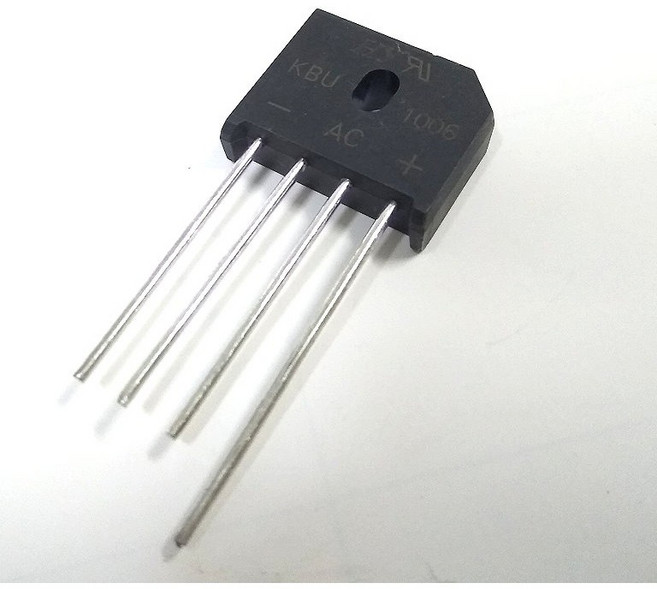 小白的生活工場 橋式整流器 DB10A600R 10A600V (KBU1006), 1個