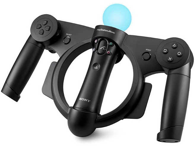 PlayStation Move 賽車方向盤, 1個