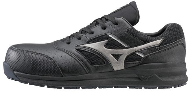 MIZUNO 美津濃 LS II 工程安全鞋 寬楦設計 F1GA213409 黑色 24.5CM