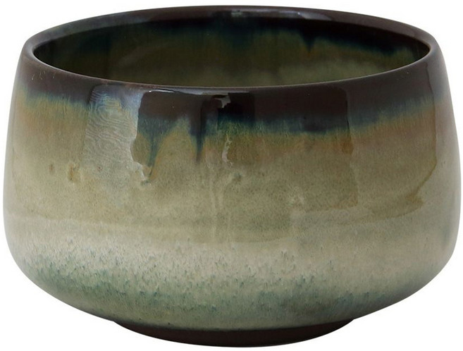 Aika 藍花 Hassami抹茶陶瓷碗 附禮盒, 1個, 黃昏