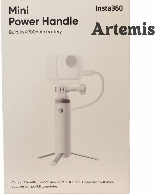 Insta360 迷你電源手把 4900mAh 適用 GO 3 / Ace Pro 2, 1個