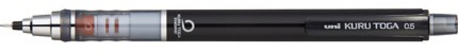 UNI KURU TOGA M5-450 自動筆, 1個, 黑色桿 M54501P.24