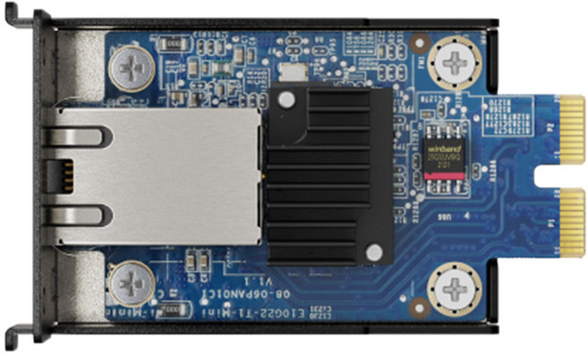 Synology E10G22-T1-MINI 10GbE RJ-45 網路升級模組 多種速度支援 輕鬆提升網路效能, 1個