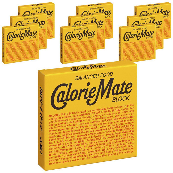 CalorieMate 低卡能量棒 起司風味 4條入, 10盒