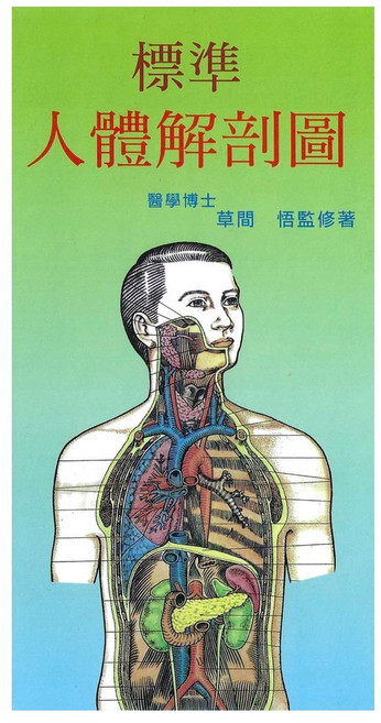 育林出版社 標準人體解剖圖 精裝