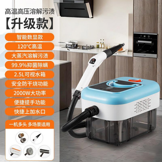 拓業精工 高溫蒸汽清洗機 120°C 高壓 2000W 大功率 99.9%抑菌除蟎, 電腦款-2000W