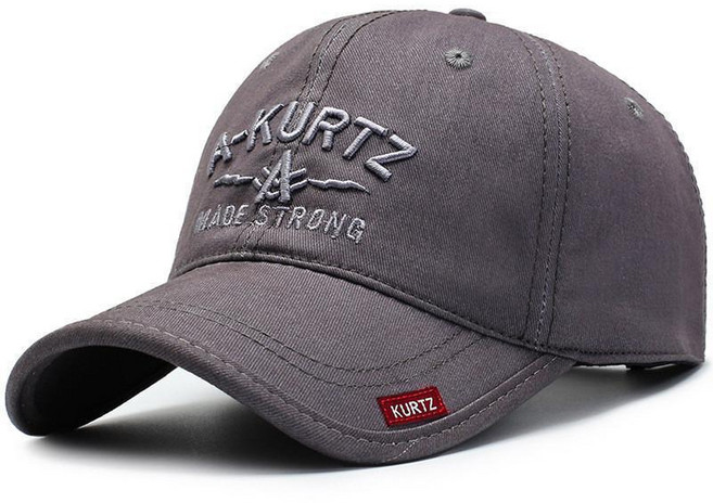 KURTZ 棒球帽 男士韓版時尚軟頂鴨舌帽 戶外休閒遮陽帽