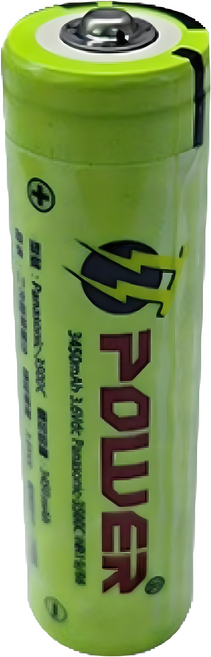 Panasonic 18650鋰電池 3450mAh 凸頭 日本松下 國際牌充電電池 手電筒 電風扇 燈, 1個, 1個裝