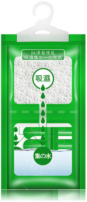 掛勾式除濕袋 衣櫃除濕 防霉除臭 適用於小空間, 230g, 8個