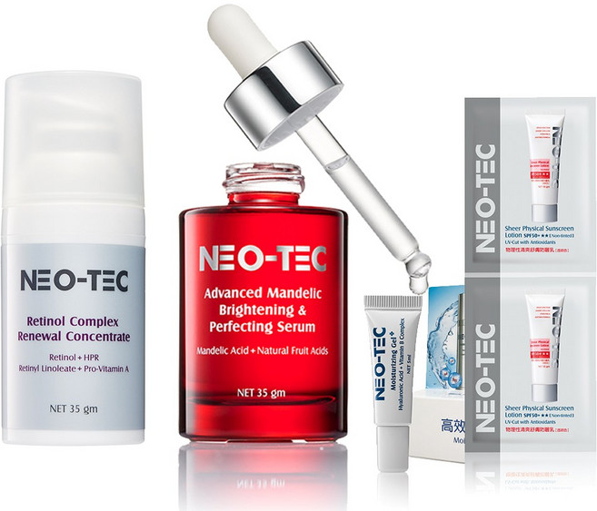 NEO-TEC 妮傲絲翠 12%複合杏仁酸極亮煥膚菁萃+全效A醇肌活菁萃 加贈組, 2件, 35ml