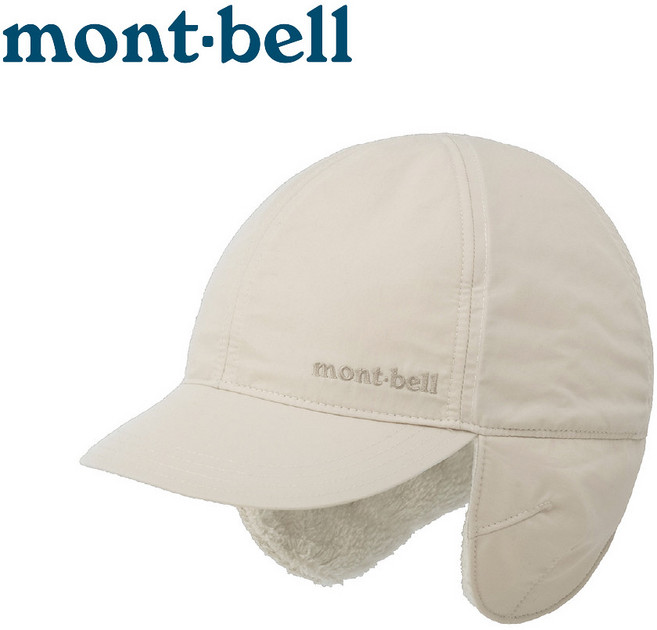 Mont-Bell LIGHT THERMALAND CAP 保暖帽 象牙白