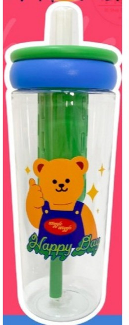 Wiggle Wiggle 提把式過濾透明冷水壺 1000ml, 1個, 小熊款