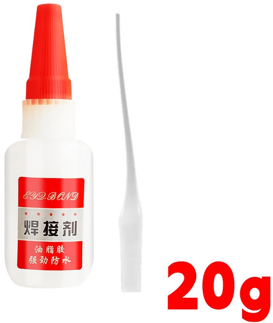EYE.BOND 萬能膠水 更濃稠更黏, 1個, 紅蓋20g送滴管