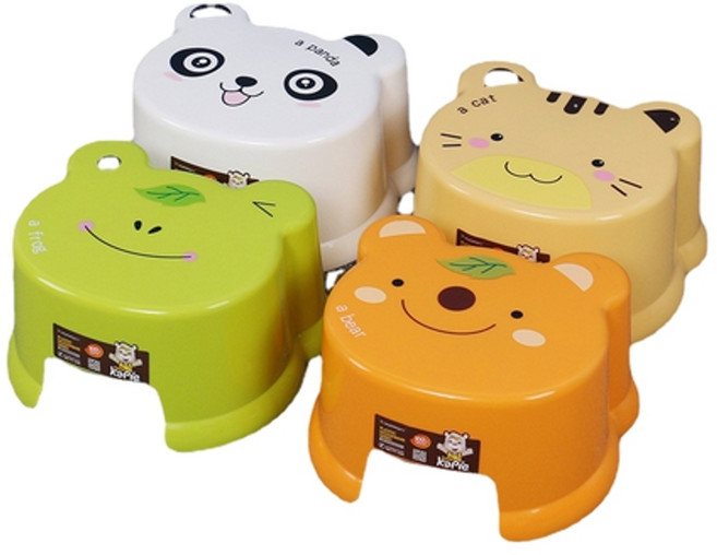 Kopie 加厚兒童動物造型換鞋凳, 白色熊貓 L19.5*W16*H12, 1個