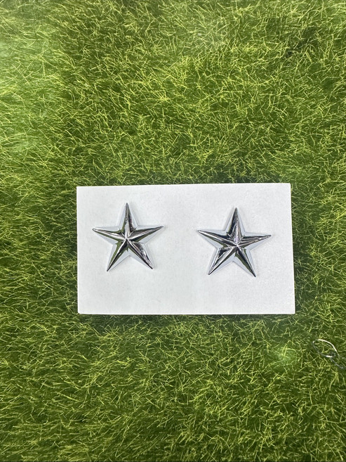 星星裝飾品, 少將銀色肩章2.5公分, 1件