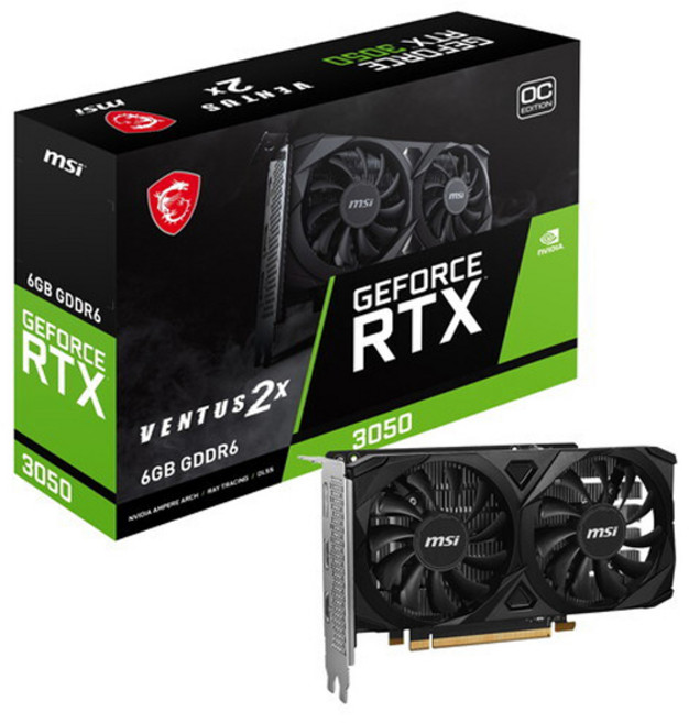 msi 微星 GeForce RTX 3050 VENTUS 2X E 6G OC 顯示卡 VD8926, 單一商品, 單一商品, 請參考詳情頁
