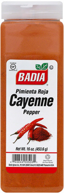 BADIA 卡宴辣椒粉, 1罐, 453.6g