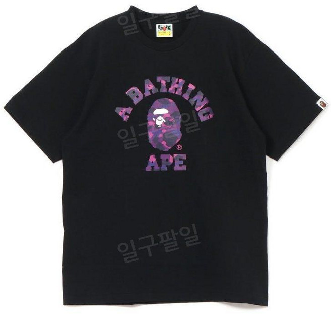 어베이싱 에이프 BAPE 베이프 / COLOR CAMO COLLEGE TEE 컬러 카모 칼리지 티셔츠