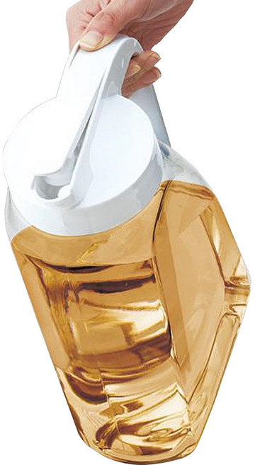 PEARL 大容量3000cc 可倒放 非玻璃冷水壺, 透明, 1個, 3L
