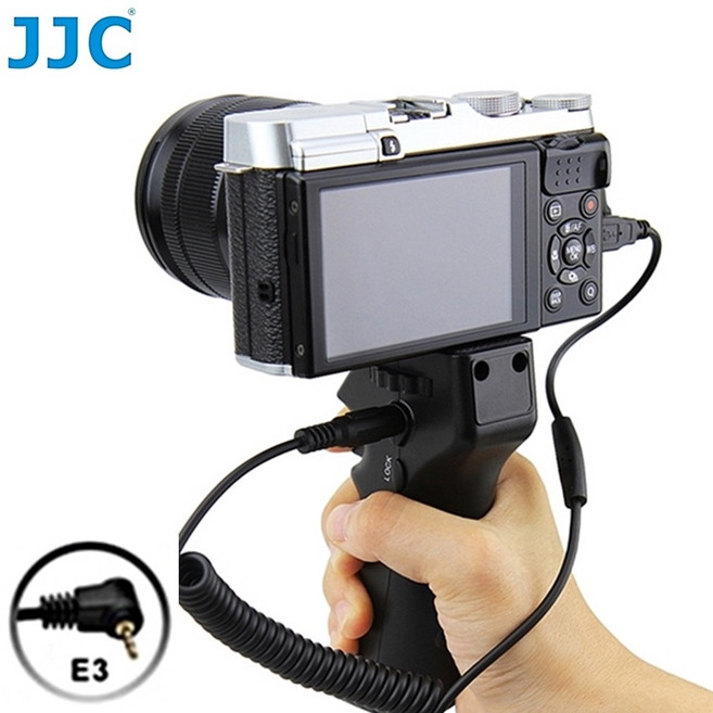 JJC 把手快門線 相容 Canon 原廠快門線 RS-60E3 佳能 R10 R8 R7 R6 R RP Ra 850D, 1個
