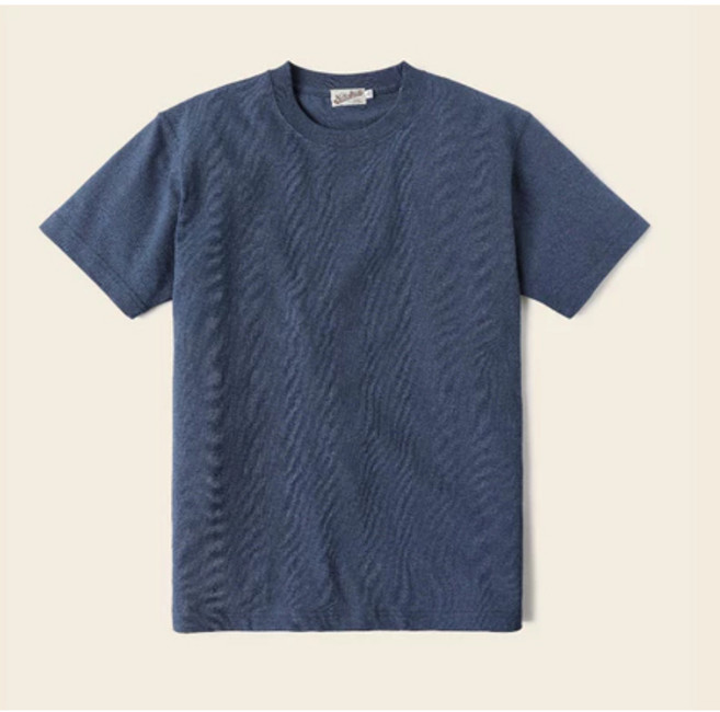 NON STOCK 9oz US Cotton Tubular T-Shirt 素T, 牛仔藍