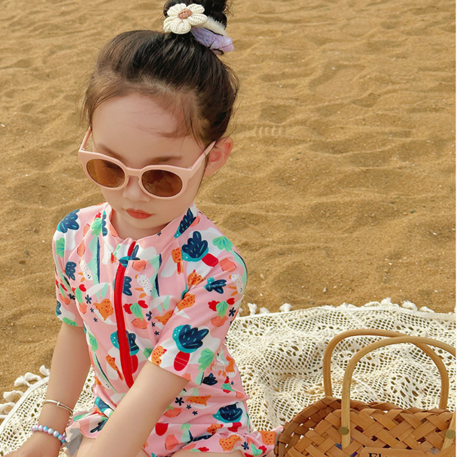 兒童泳衣 女童 防曬 嬰幼兒 寶寶 泳裝